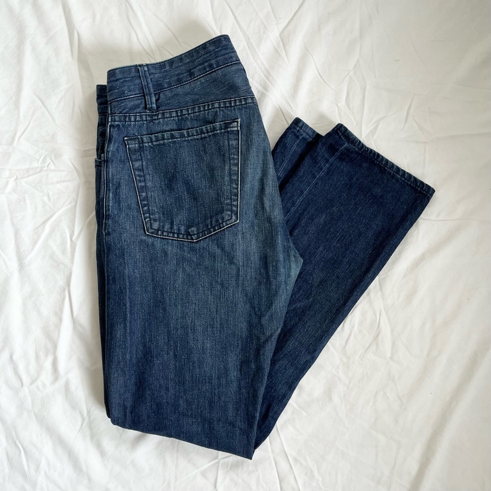 Men's Home Work Dark Wash Denim Jeans